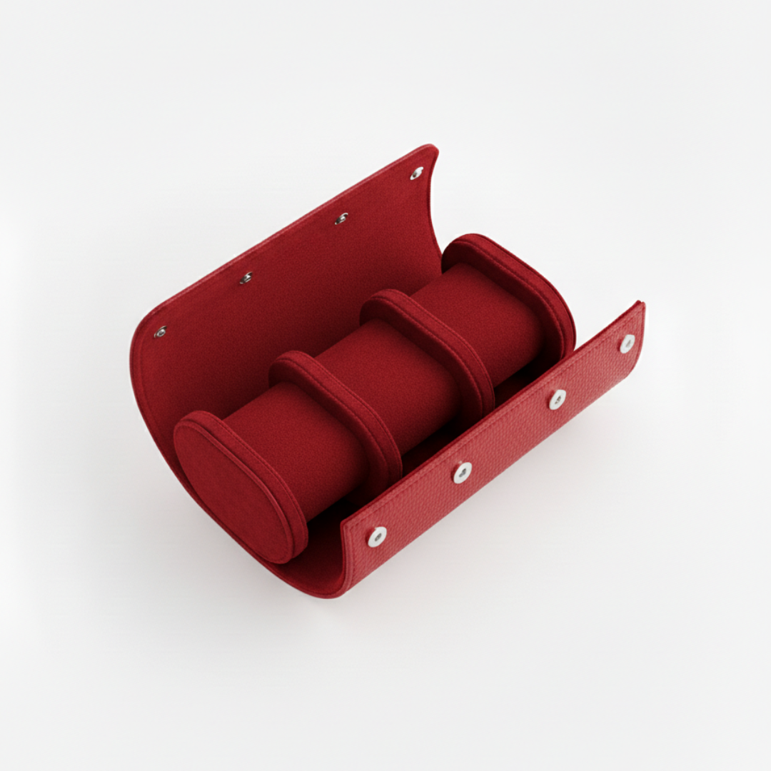 Étui Louis 3 montres en cuir