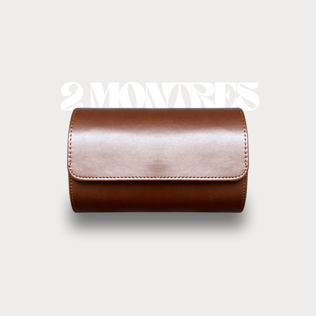 Étui 2 montres en cuir - Rive