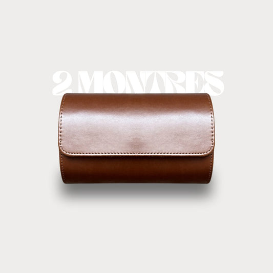 Étui 2 montres en cuir - Rive