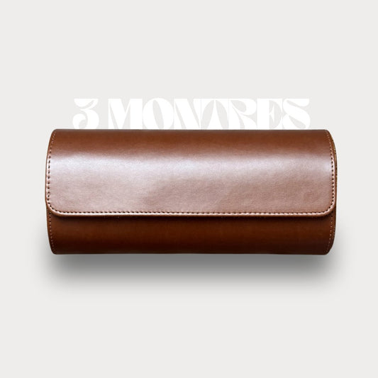 Étui 3 montres en cuir - Rive